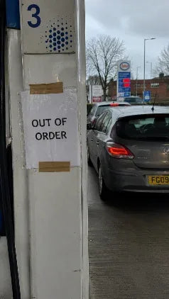“Why I stopped using petrol station tyre pumps.”
